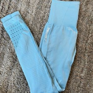 GymShark light blue leggings